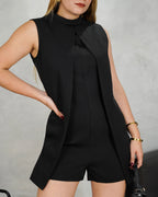 Braga de short con solapas