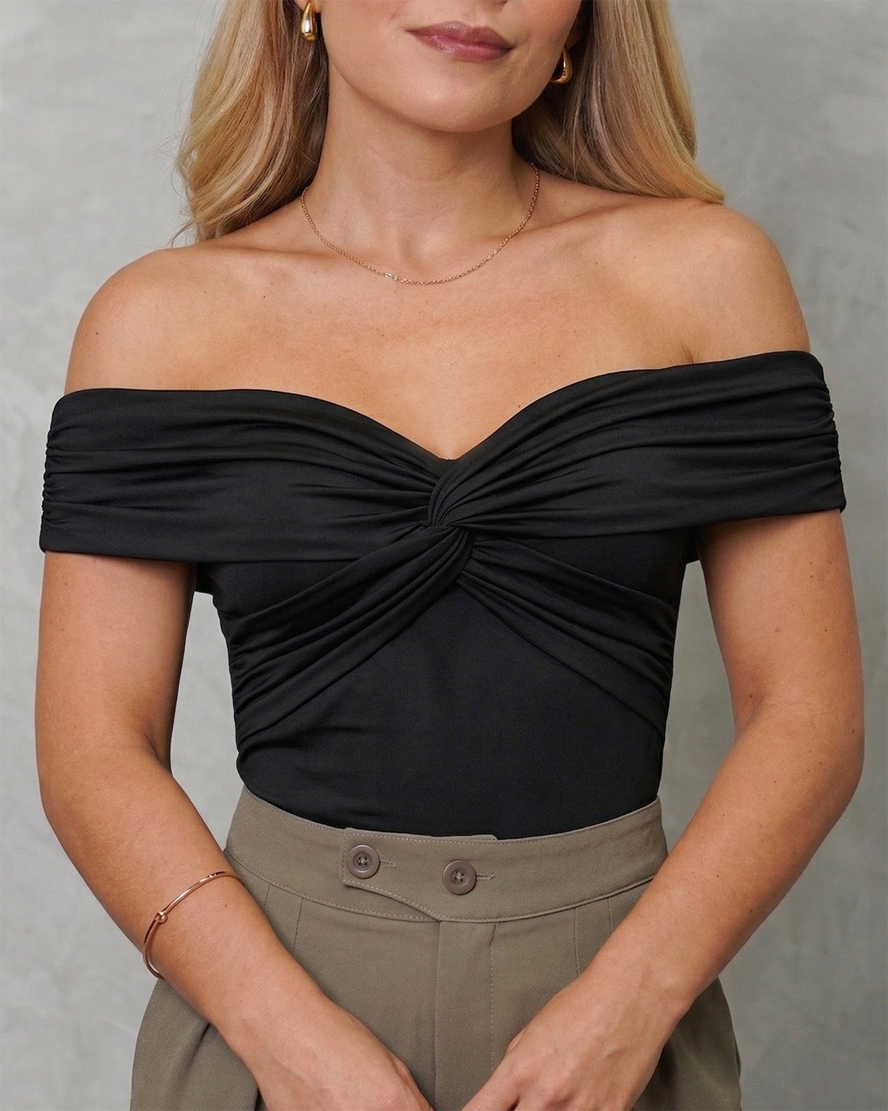 Body strapless cruzado