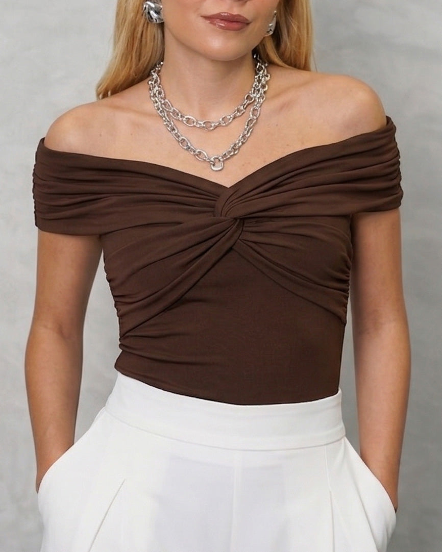 Body strapless cruzado