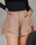 Short ancho doble tela