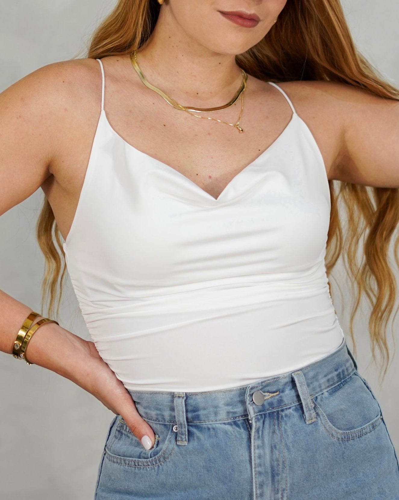 Blusa de tiras finas