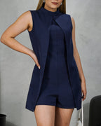 Braga de short con solapas