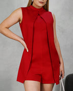 Braga de short con solapas