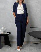 Blazer manga larga con forro