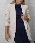 Blazer manga larga con forro