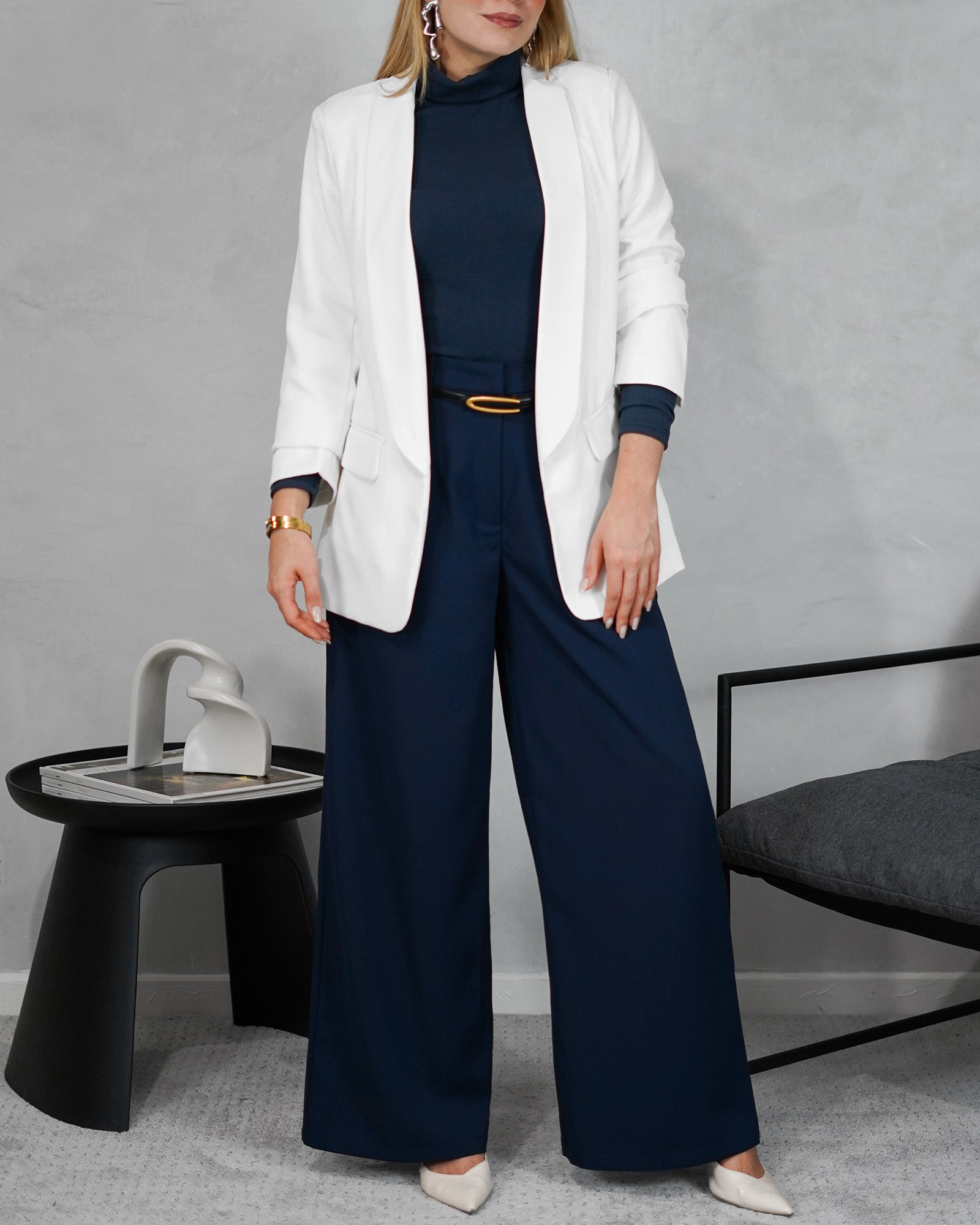 Blazer manga larga con forro