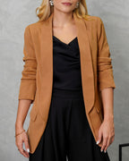 Blazer manga larga con forro