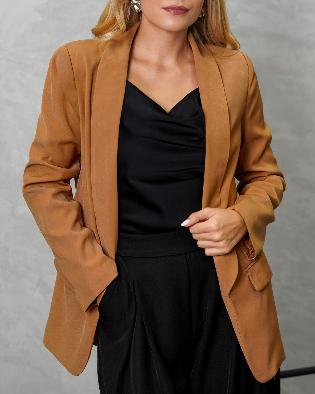 Blazer manga larga con forro