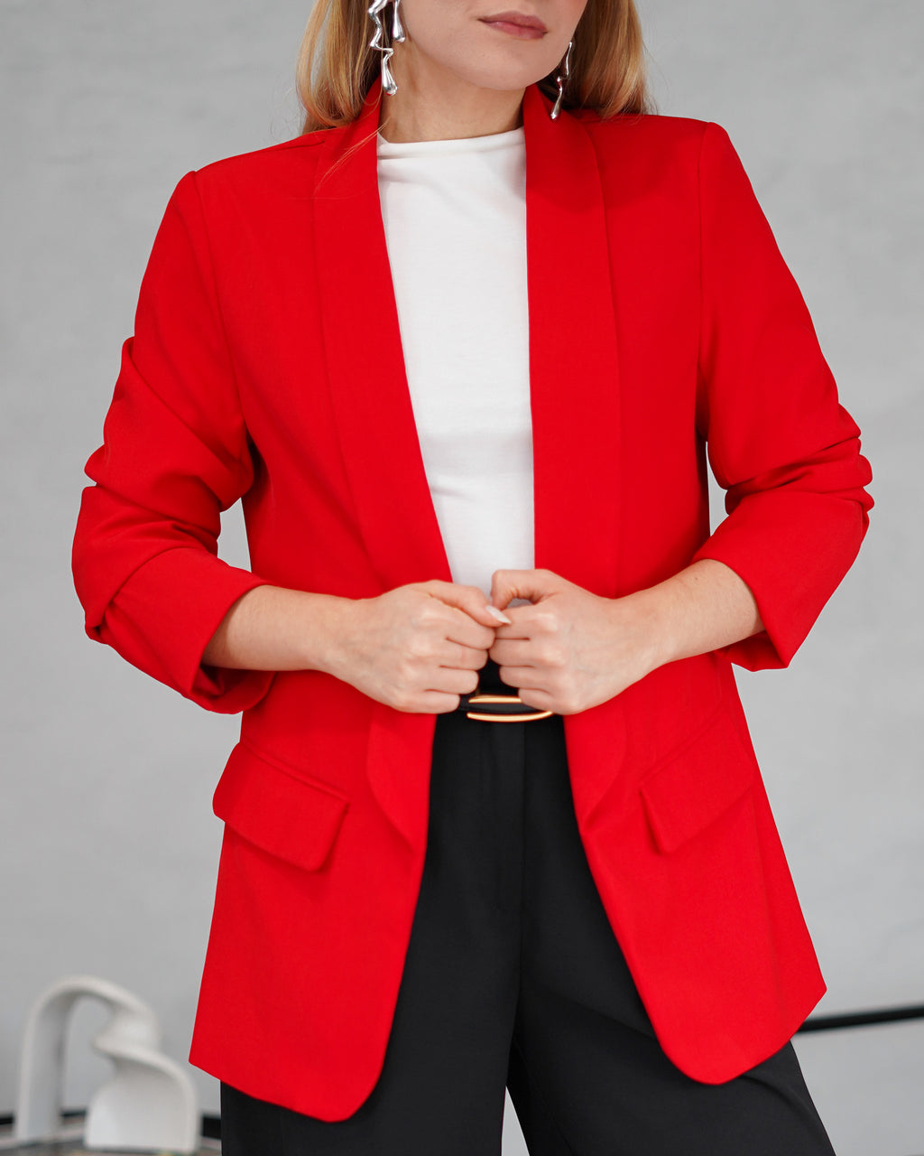 Blazer manga larga con forro