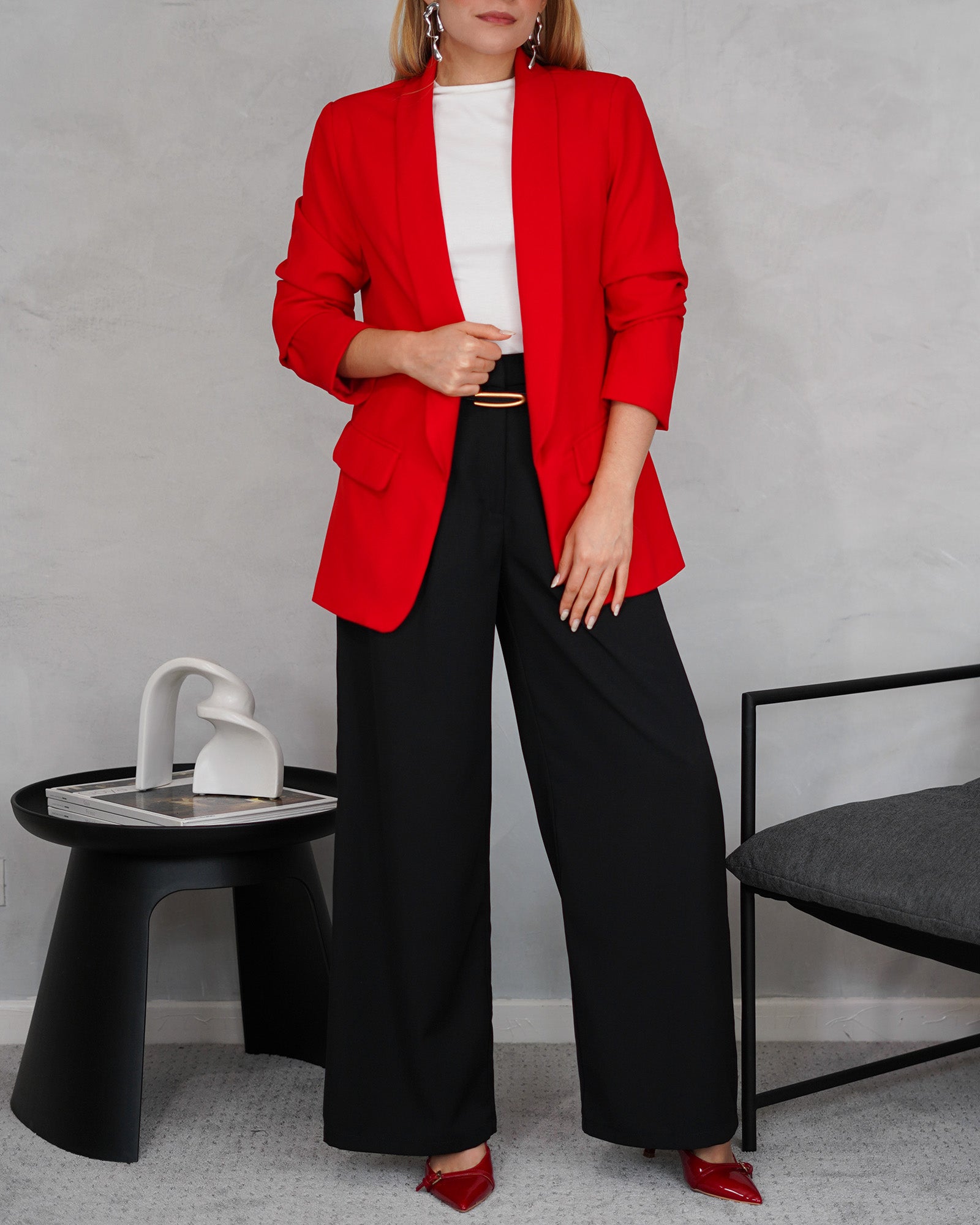 Blazer manga larga con forro