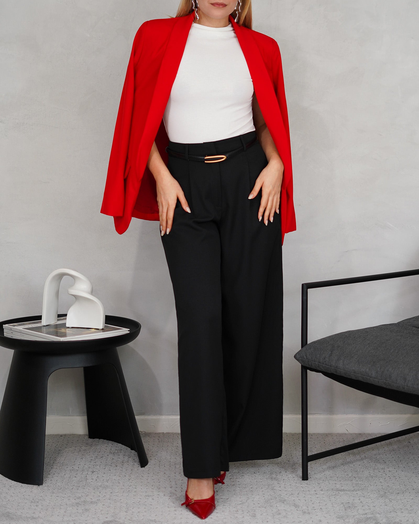 Blazer manga larga con forro