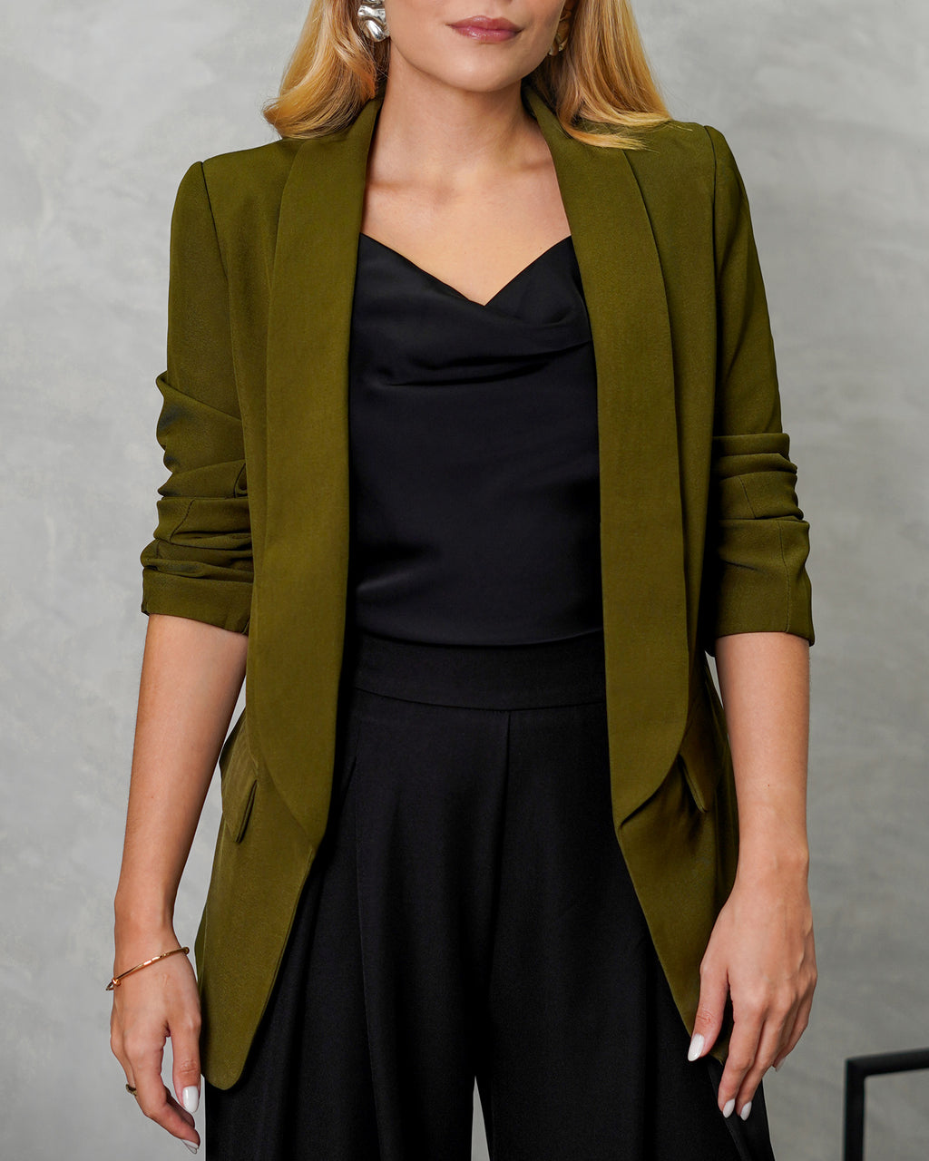 Blazer manga larga con forro