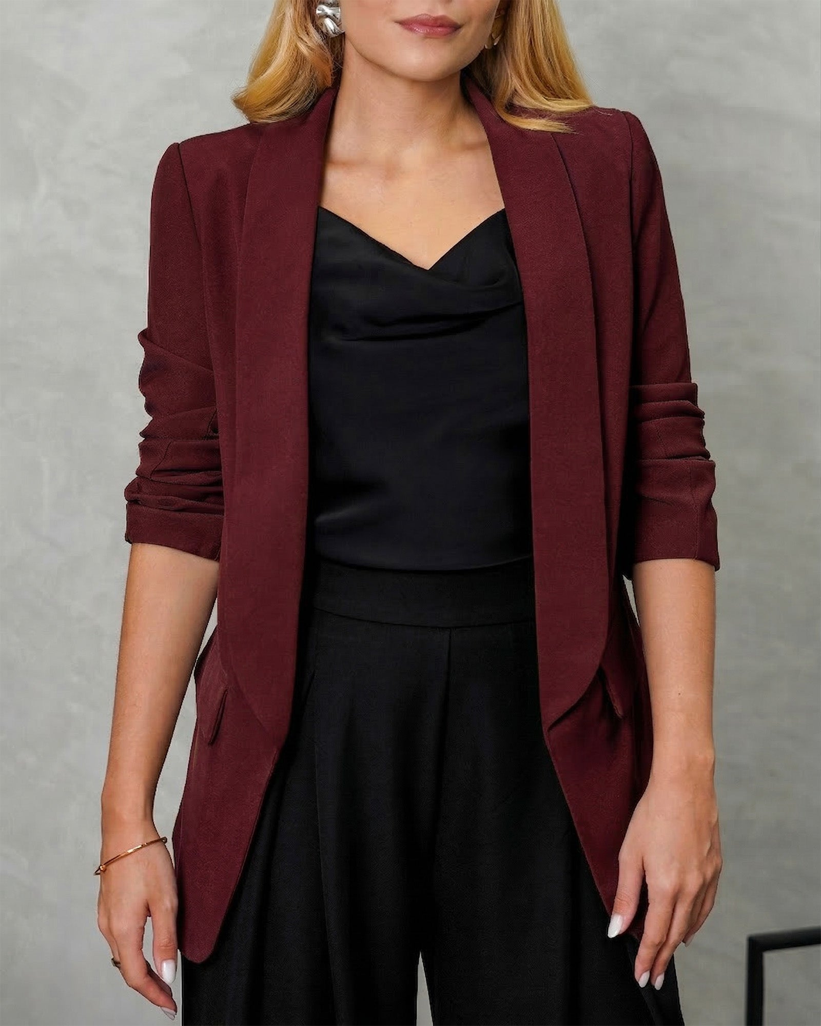 Blazer manga larga con forro