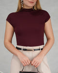 Blusa basica pegada manga corta