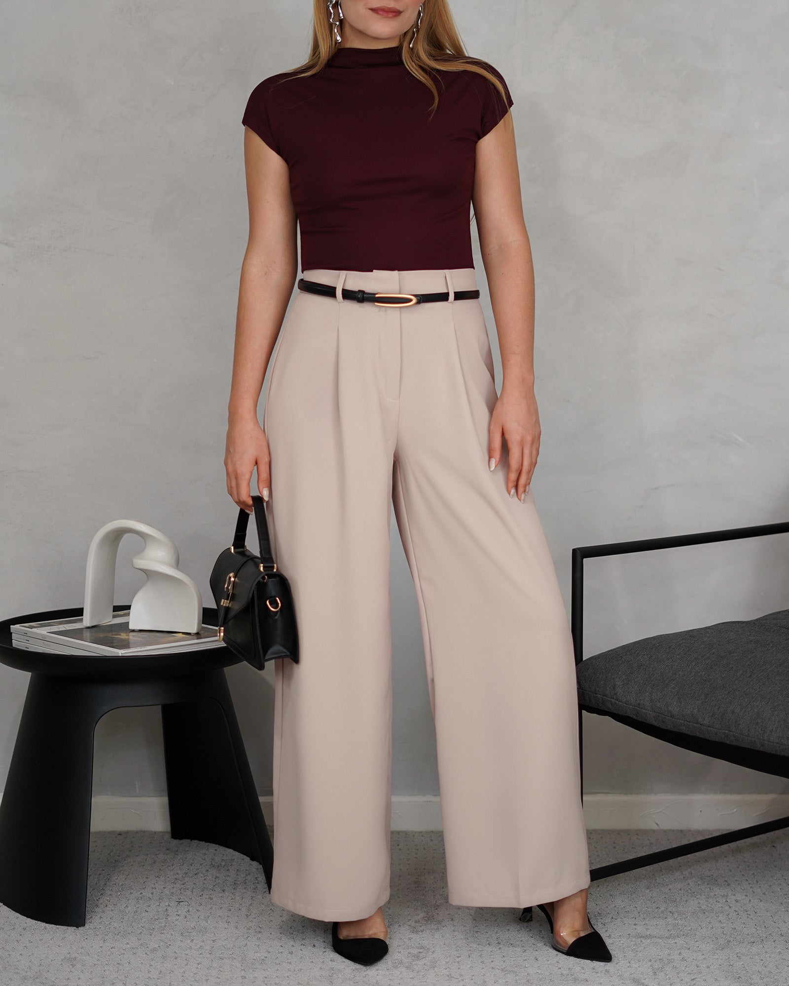 Blusa basica pegada manga corta