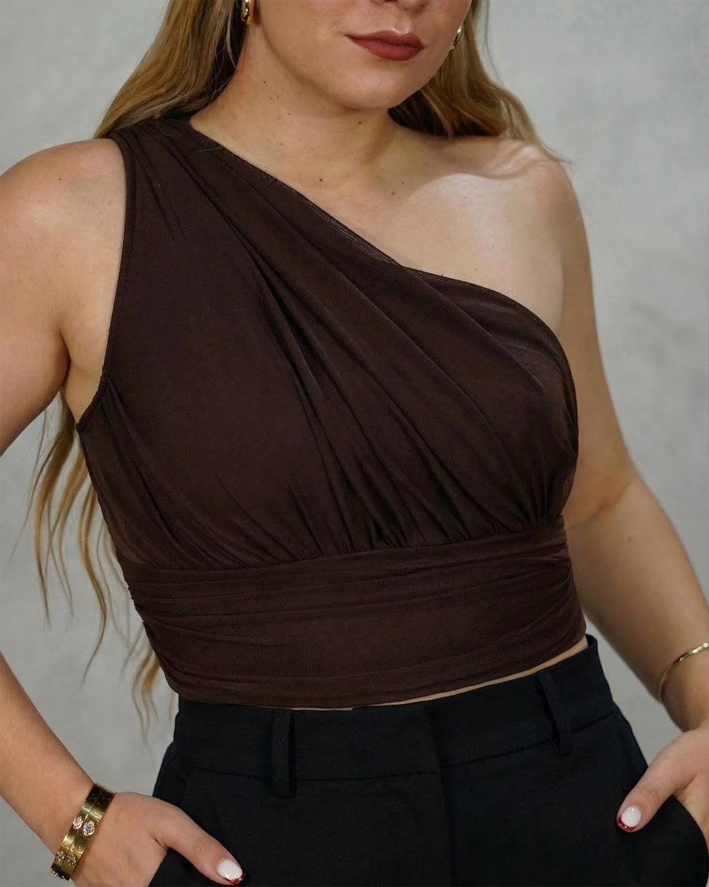Blusa corte griego