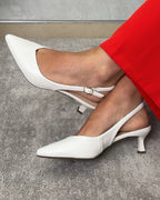 Stilettos bajos semicompletos