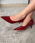 stilettos completos tacón bajo fino