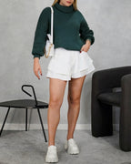 Sweater tejido cuello tortuga