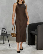 Vestido de seda holgado