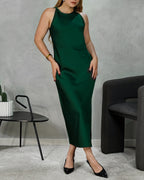 Vestido de seda holgado